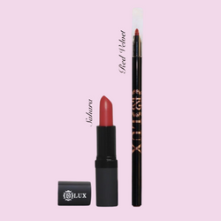 Crimson Lipstick & Lip liner Set