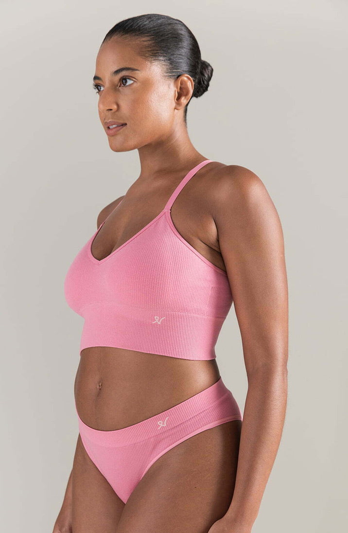 Rose Pink TENCEL™ Seamless Bralette