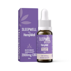 CBD SLEEPWELL CBD OIL | 2000MG CBD | 30ML BOTTLE | WITH LAVENDER AND VALERIAN