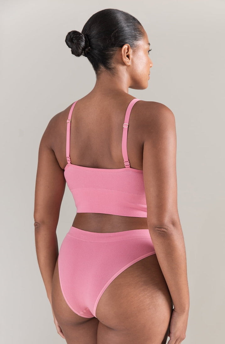 Rose Pink TENCEL™ Seamless Bralette