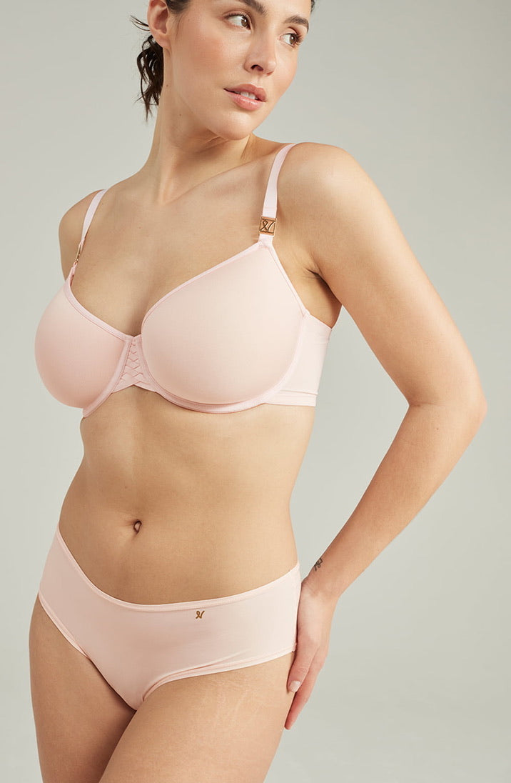 Mid-Rise Blush Pink  Seamless Sculpting Brief