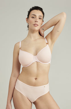 Empower Full-Coverage Bra in Blush Pink - Up to G Cup