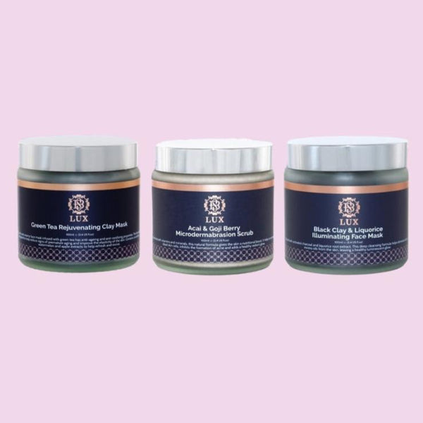 Facemasks & Scrub -Skin Detox Set