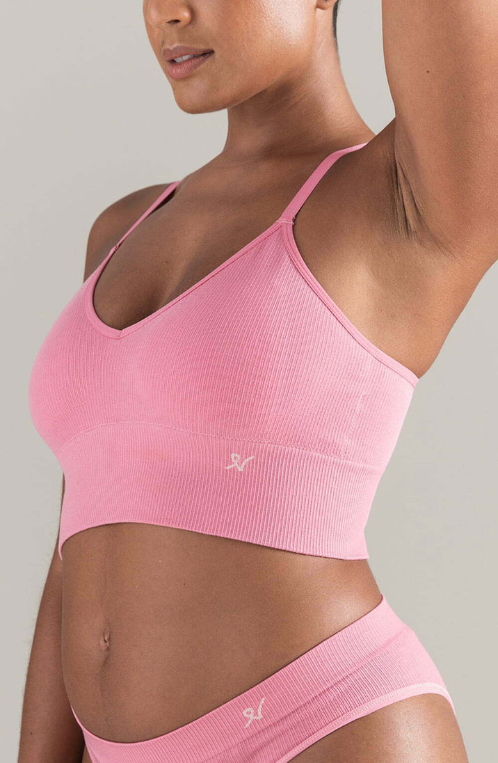 Rose Pink TENCEL™ Seamless Bralette