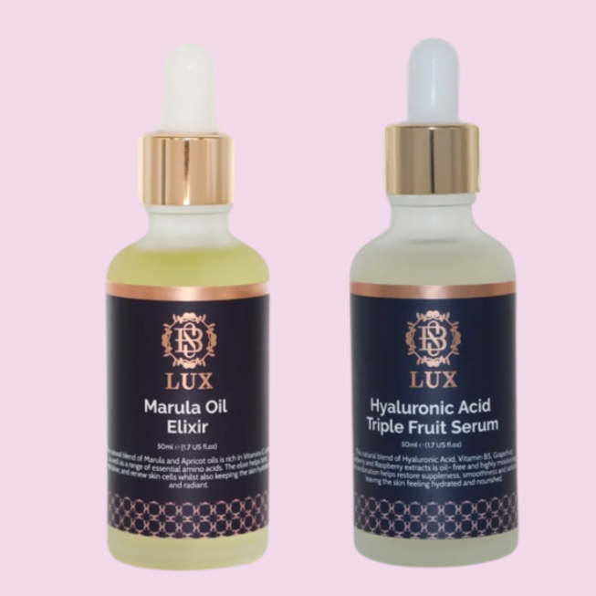 Hyaluronic Acid Serum & Marula Oil - Deluxe Delight