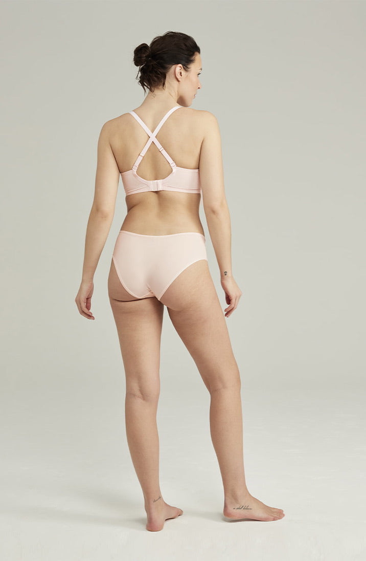 Mid-Rise Blush Pink  Seamless Sculpting Brief