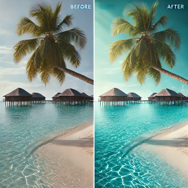 🌊 Island Escape Preset – Dreamy, Vibrant & Airy 🏝️✨