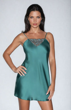 Irall Emerald I Elegance Nightdress - Dark Green