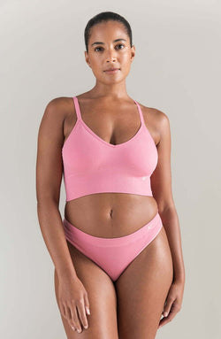 Rose Pink TENCEL™ Seamless Bralette