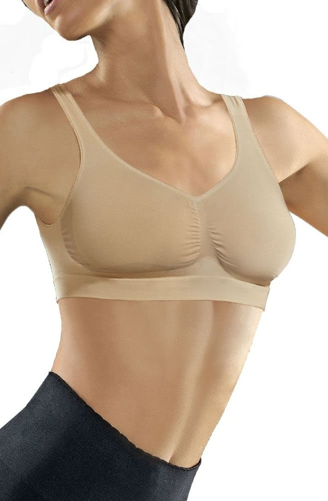 Control Body Medium Compression Push Up Bra Bianco