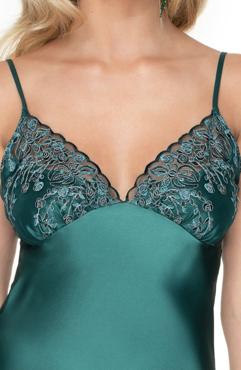 Irall Emerald I Elegance Nightdress - Dark Green