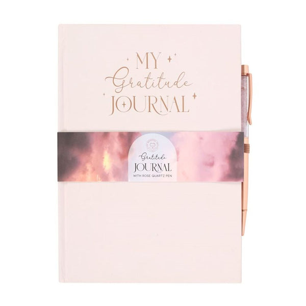 Reflect & Radiate- Gratitude Journal with Rose Quartz Pen